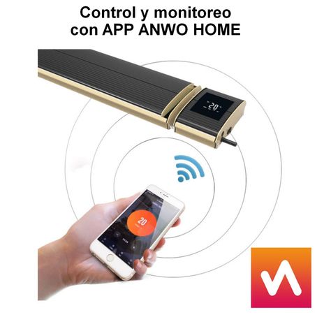 Pantalla Eléctrica Radiante Anwo Wifi 1.8 KW-2