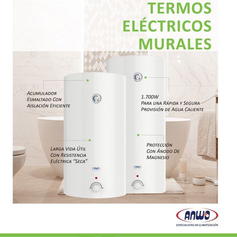 Termo Eléctrico Anwo de 50 Litros VAN50LTS-2