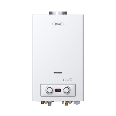 Calefón Anwo 8 Litros Gas Natural Tiro Natural  Hitech Hydro 16-1