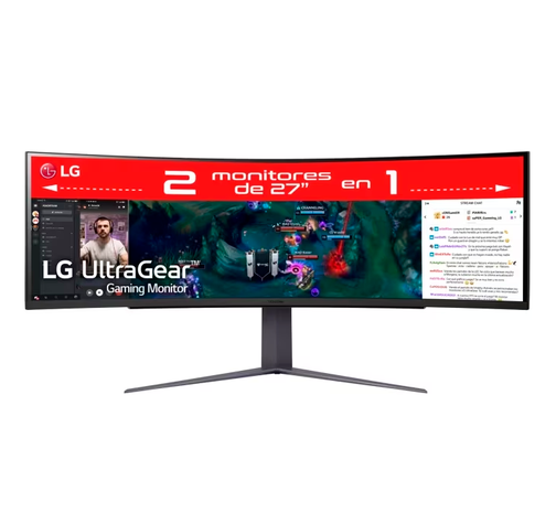 Monitor Gamer LG UltraGear 49" QHD 1ms 240Hz DP HDMI USB-0