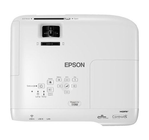 Proyector Epson PowerLite 119W 3LCD WXGA Dial HDMI-2