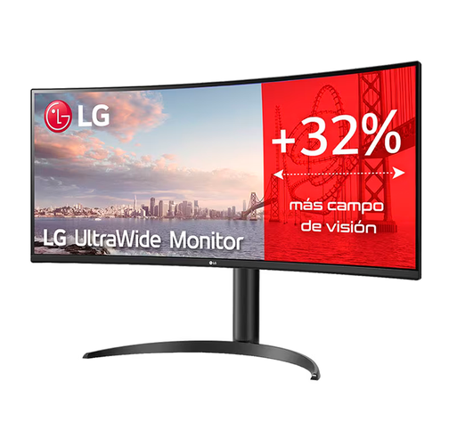 Monitor Gamer LG Curvo 34WP65C-B 34" WQHD 160Hz 1Ms-1