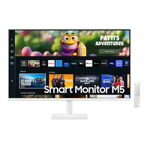 Monitor plano Samsung M5 32”, FHD, 60Hz, 4ms-0