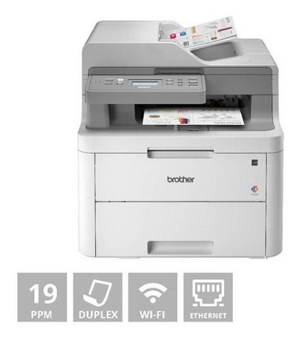 Impresora Multifuncional Brother DCP-L3551CDW Laser Color Wifi Duplex ADF-6