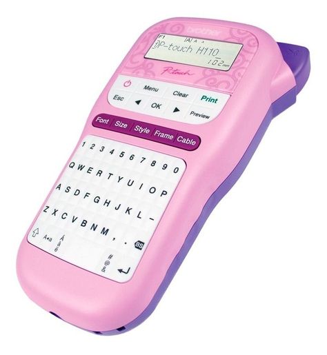 Rotuladora Electrónica Portátil  PT-H110 Rosada-0
