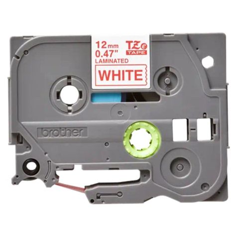 ETIQUETA BROTHER 12 MM STANDARD ROJO SOBRE BLANCO-1