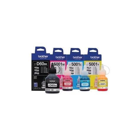 Pack De 4 Tintas Brother Para Impresoras T710 T720 T520 T510-1