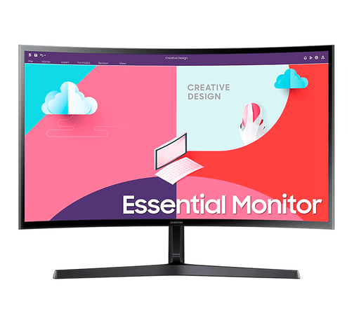 Monitor Curvo Samsung S24C366EAL 24“ Full HD 4Ms 75Hz-0