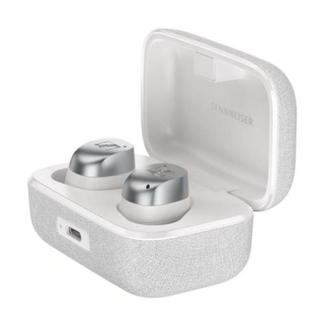 Audífonos Sennheiser True Wireless 4 inalámbricos silver-2