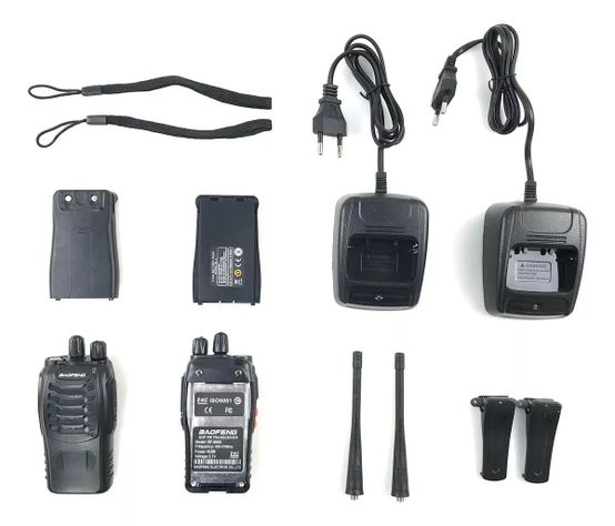 Dos Radio Transmisor Walkie Talkie Bf-777s Baofeng Woki Toki-3