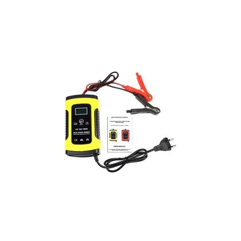 Cargador Batería Automóvil 12v Inteligente Carga Rápida-1