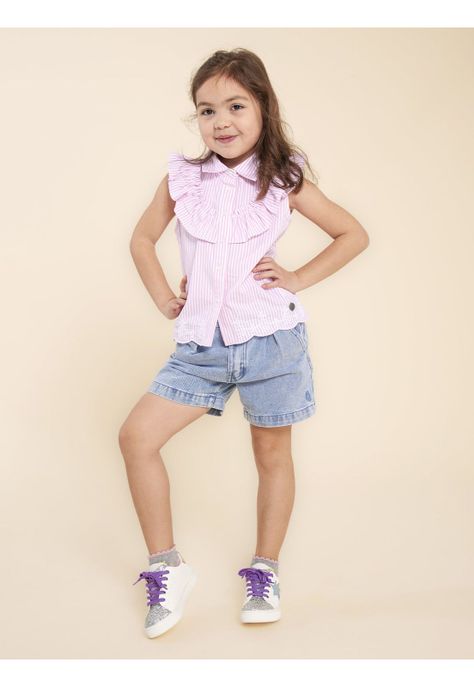 Blusa Niña Elisa Rosado-1