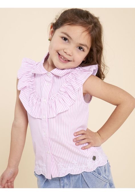 Blusa Niña Elisa Rosado-3