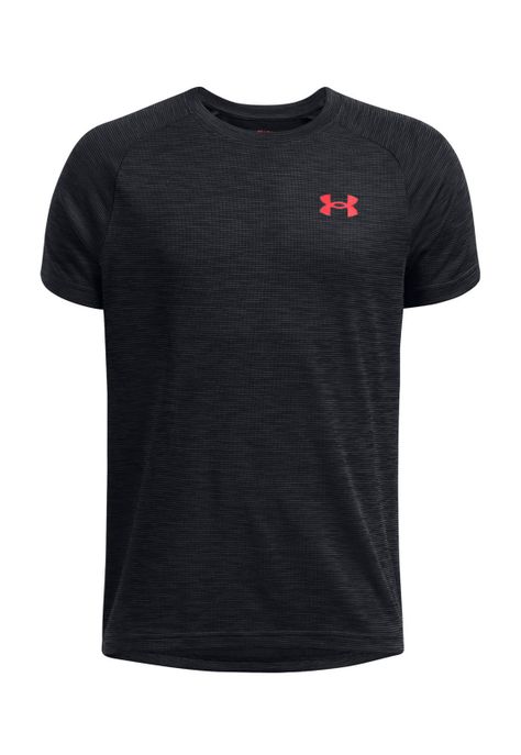 Polera manga corta Tech niño Negro-0