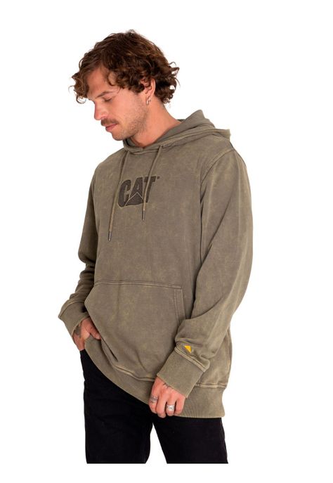 Polerón Hombre Heritage Embroidered Hoodie Verde-0