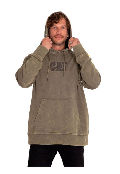 Polerón Hombre Heritage Embroidered Hoodie Verde-1