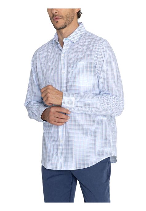 Camisa Algodón Orgánico Azul Lighter Hombre -5