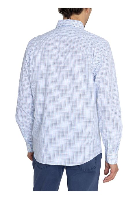 Camisa Algodón Orgánico Azul Lighter Hombre -7