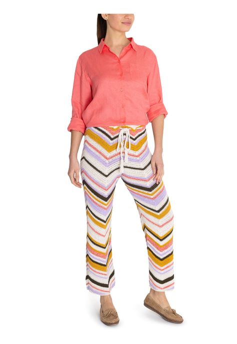 Pantalón Algodón Orgánico Beige Jones Mujer -9