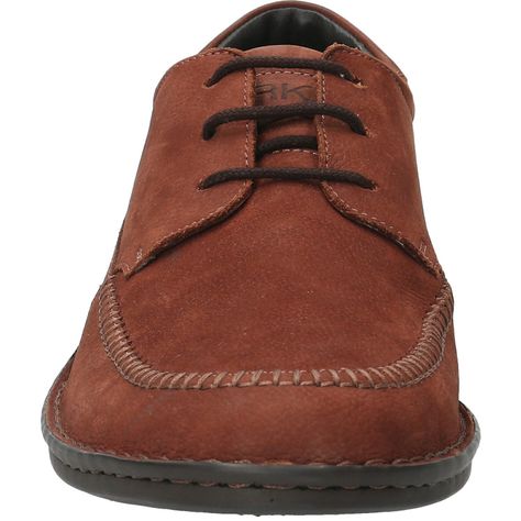 Zapato Cuero Hombre Combe Café-3