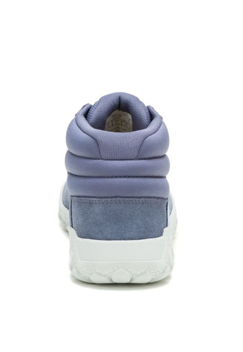 Zapatilla con caña Gamuza Mujer Hex + Mid Azul -5