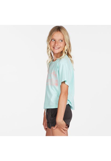 Polera M/C Niña Toes In The San G Te Celeste-1