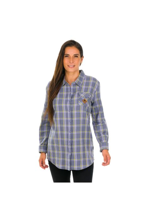 Camisa M/L Mujer Brighton W Lila -0