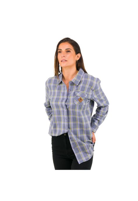 Camisa M/L Mujer Brighton W Lila -1