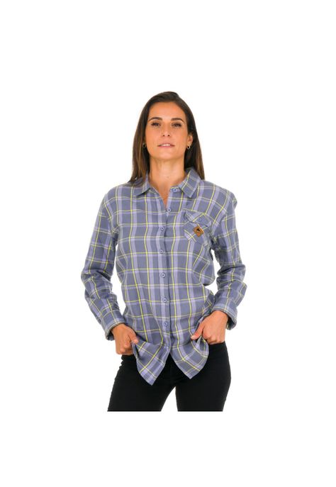 Camisa M/L Mujer Brighton W Lila -3
