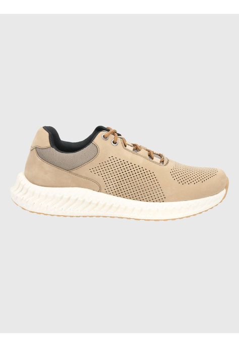 Zapatilla Gris Hombre Spinal Lthr Lace -1