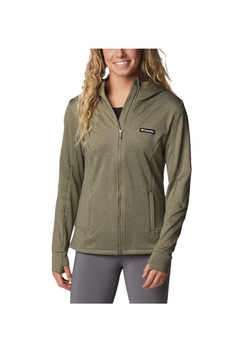 Polerón Mujer Windgates Fleece Fz Verde-0