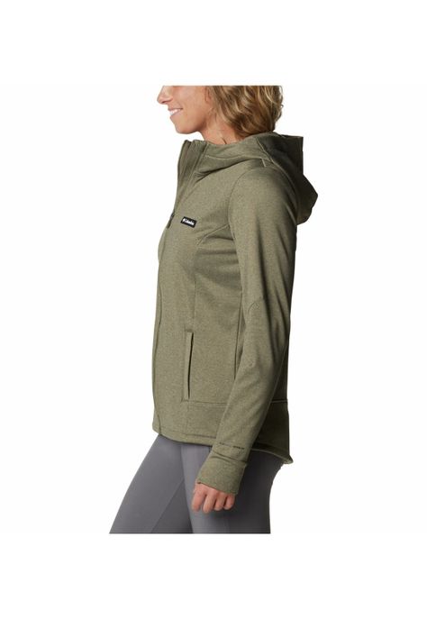 Polerón Mujer Windgates Fleece Fz Verde-1