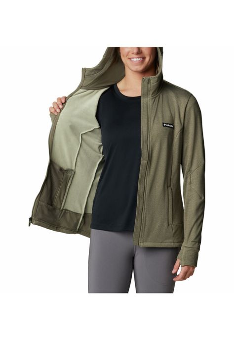 Polerón Mujer Windgates Fleece Fz Verde-3