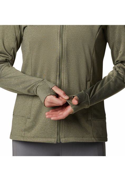 Polerón Mujer Windgates Fleece Fz Verde-5