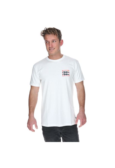 Polera M/C Hombre Crayon Wave S Pol Celeste-0
