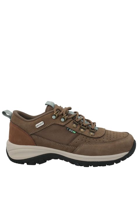 Zapatilla Cuero Mujer Aonach Café-0