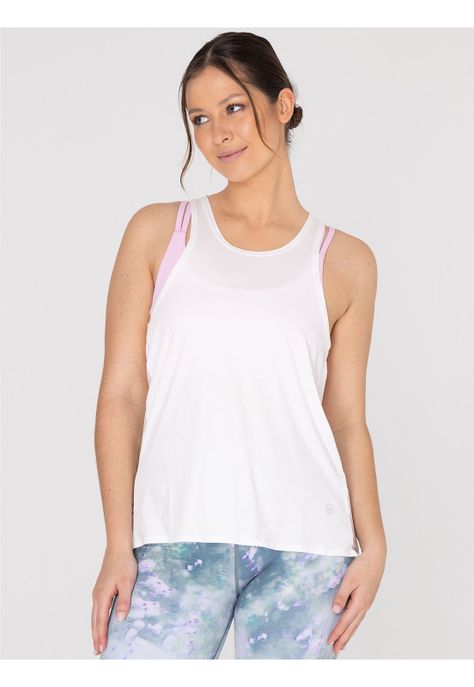Polera SM Mujer Tank Cloe Blanco-0