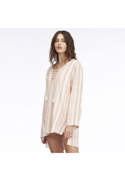 Vestido Blue Skies J Cvup Naranjo Mujer-3