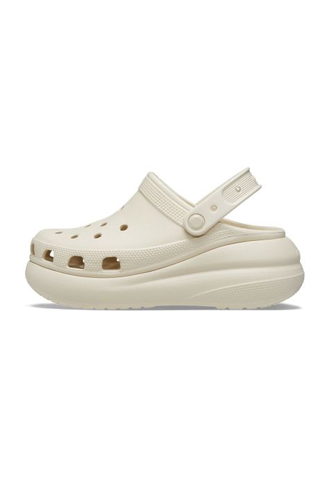 Zueco Crocs Mujer Crush Clog Beige-1