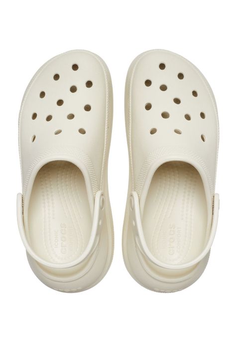 Zueco Crocs Mujer Crush Clog Beige-4