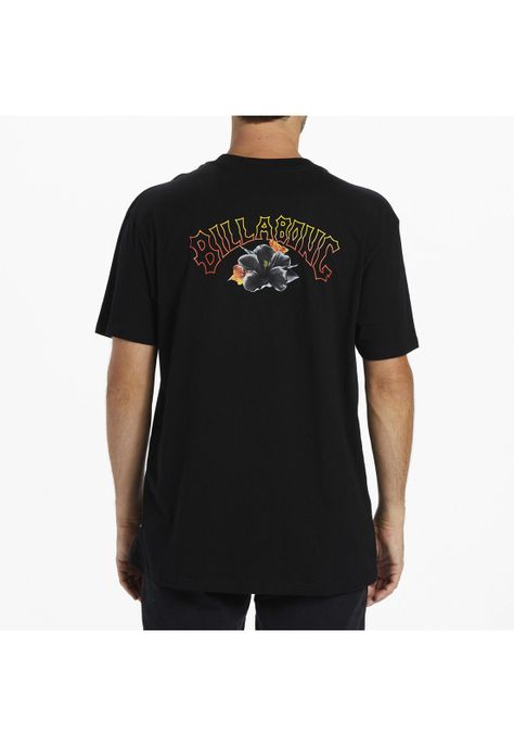 Polera M/C Hombre Kamea Lava Arch M Negro-3