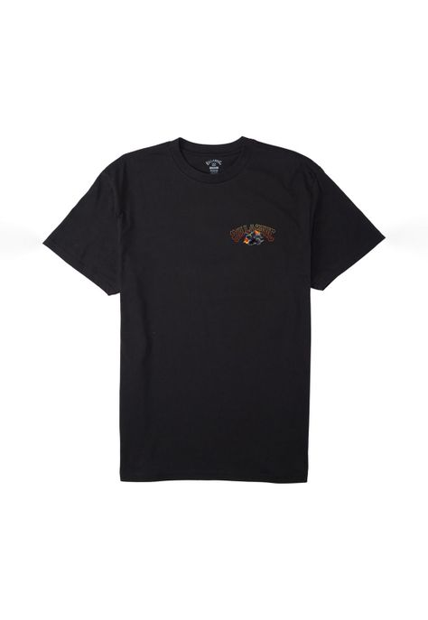 Polera M/C Hombre Kamea Lava Arch M Negro-6