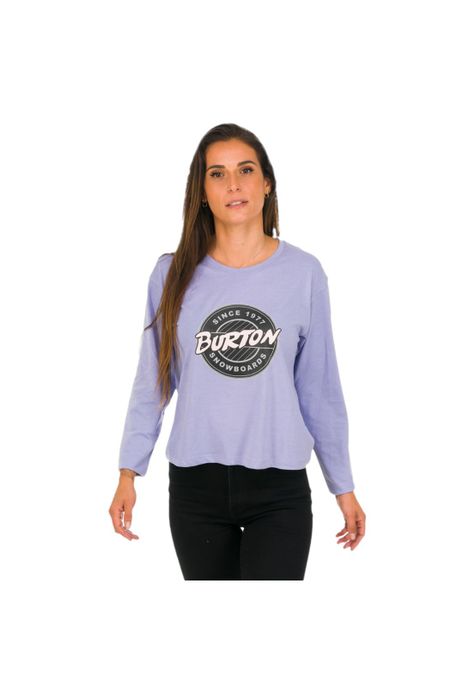 Polera M/L Mujer Retro I Lila -0
