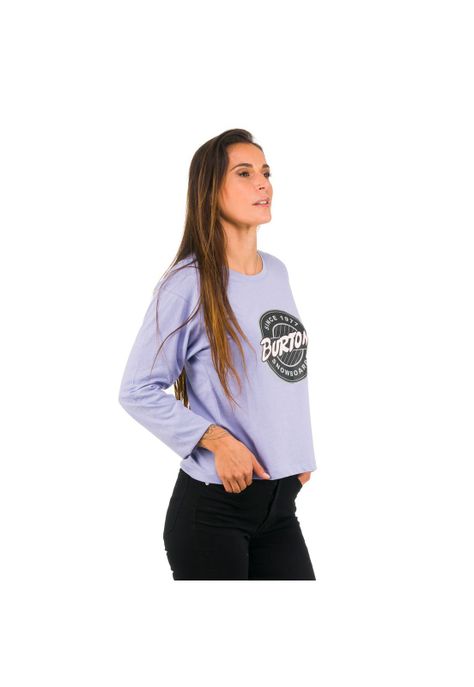 Polera M/L Mujer Retro I Lila -3