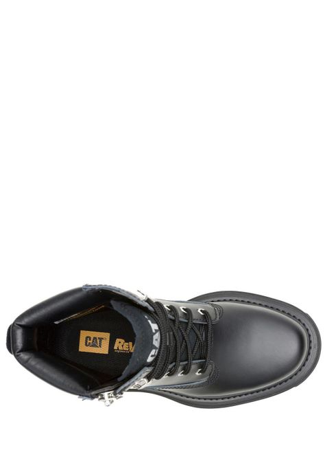 Botín Gamuza Bolder Zip Mujer Negro-6