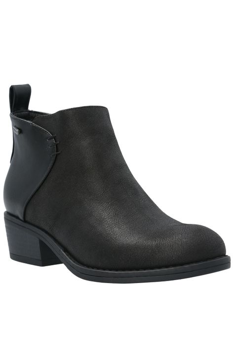Botín Mujer Gabone Negro-0