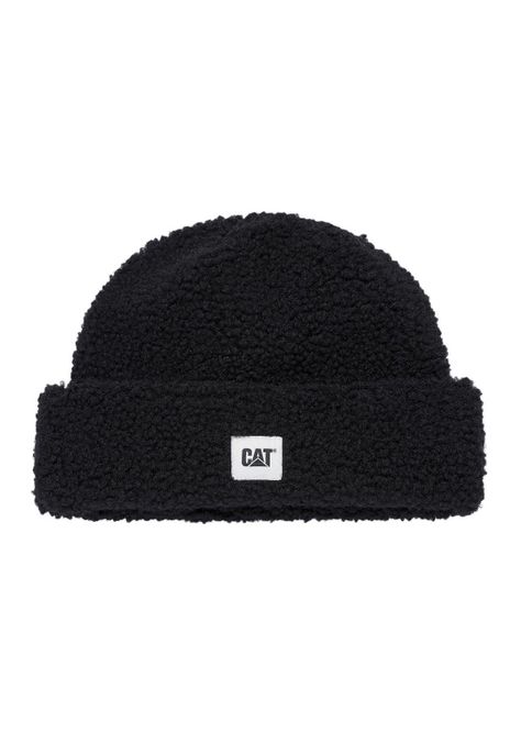 Gorro En Punto Cuffed Sherpa Knit Unisex Negro-2