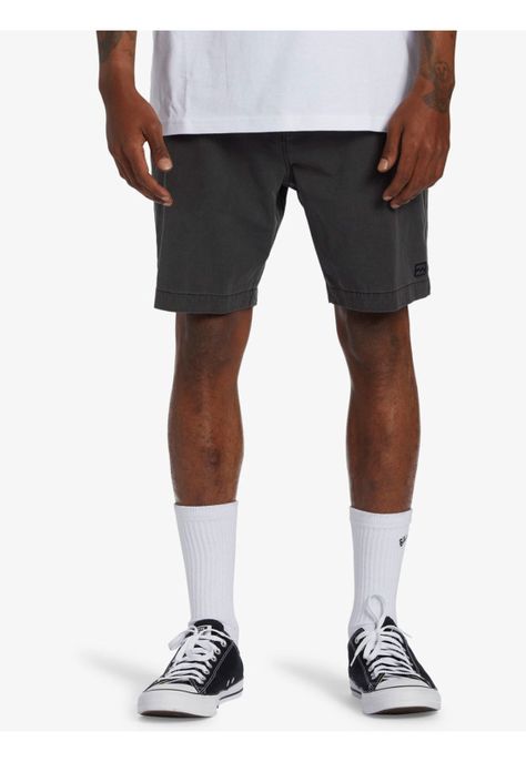 Short Hombre Crossfire Wave Washe Negro-0