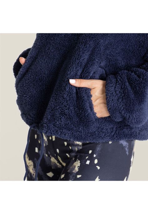 Polar Mujer Hoodie Maca Azul Navy-4