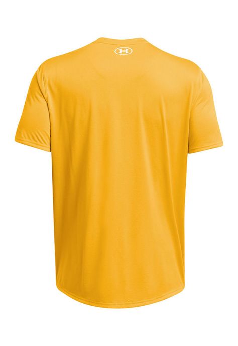 Polera Manga Corta Tech Hombre Amarillo-1